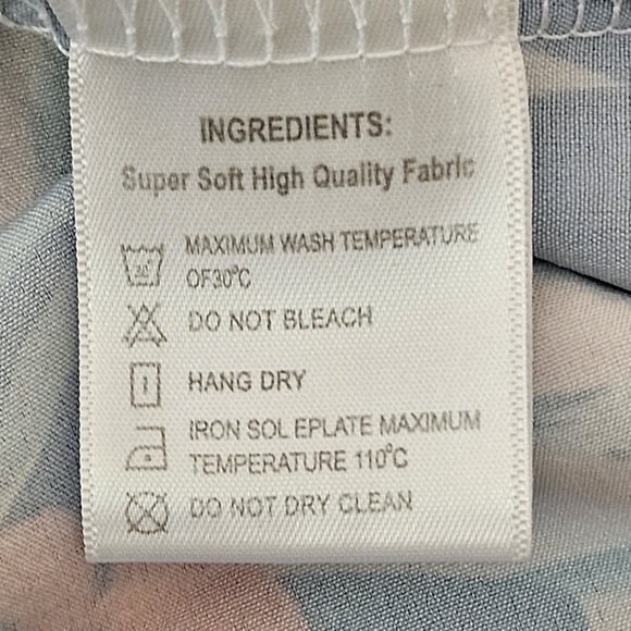 Poodle Hawaiian Tropical Oversized Camp Shirt Womens XXL Casual Summer Vacation - Picture 9 of 9